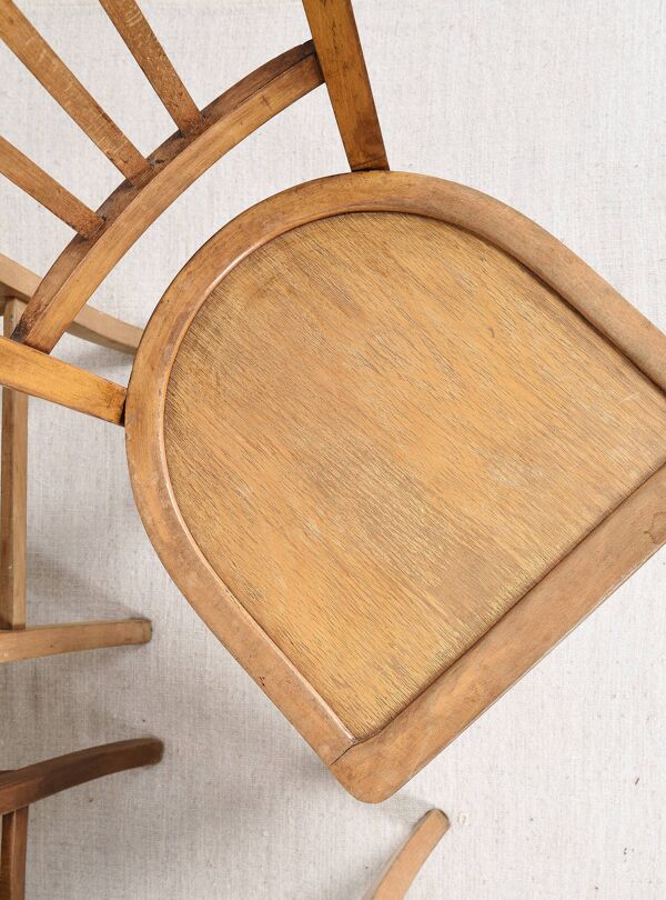 Ensemble de 4 chaises de bistrot luterma