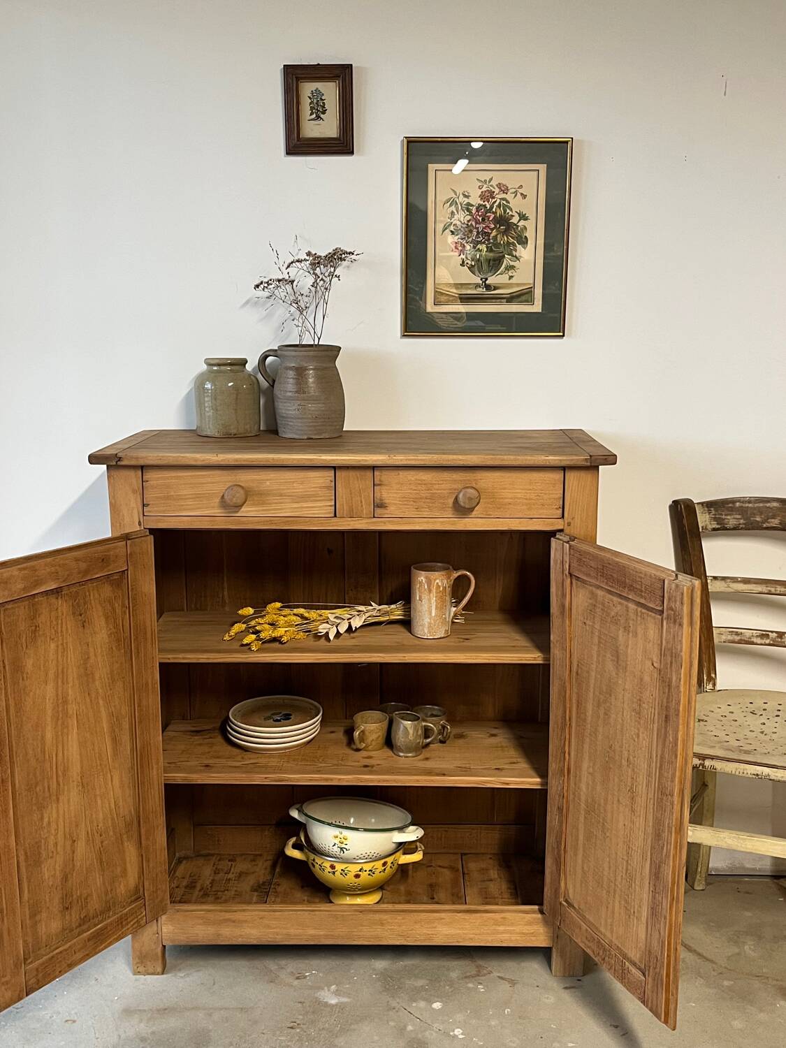 Buffet parisien en peuplier