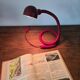 Lampe Serpent rouge "Hebi", années 70