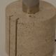 Pied de lampe de table en travertin par Fratelli Mannelli Italie c. 1970