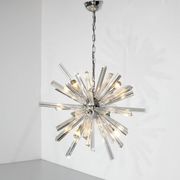 Murano glass Sputnik pendant light, Italy.