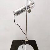 Chrome-Plated Brass Desk Lamp attr. to Giuseppe Ostuni for O-Luce, Italy