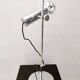 Chrome-Plated Brass Desk Lamp attr. to Giuseppe Ostuni for O-Luce, Italy