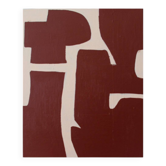 Organic abstract terracotta signed Bodasca