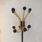 Door coats black/brass