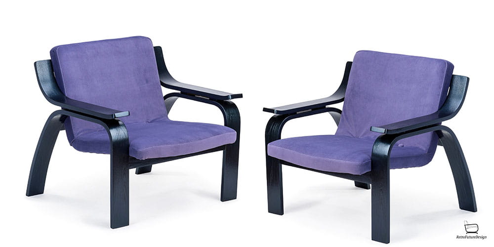 Pair of armchairs, Italy, 1960s