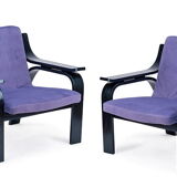 Pair of armchairs, Italy, 1960s