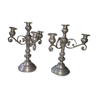 Louis Houzeaux candlestick pair