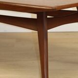 Table basse scandinave en teck, 1960