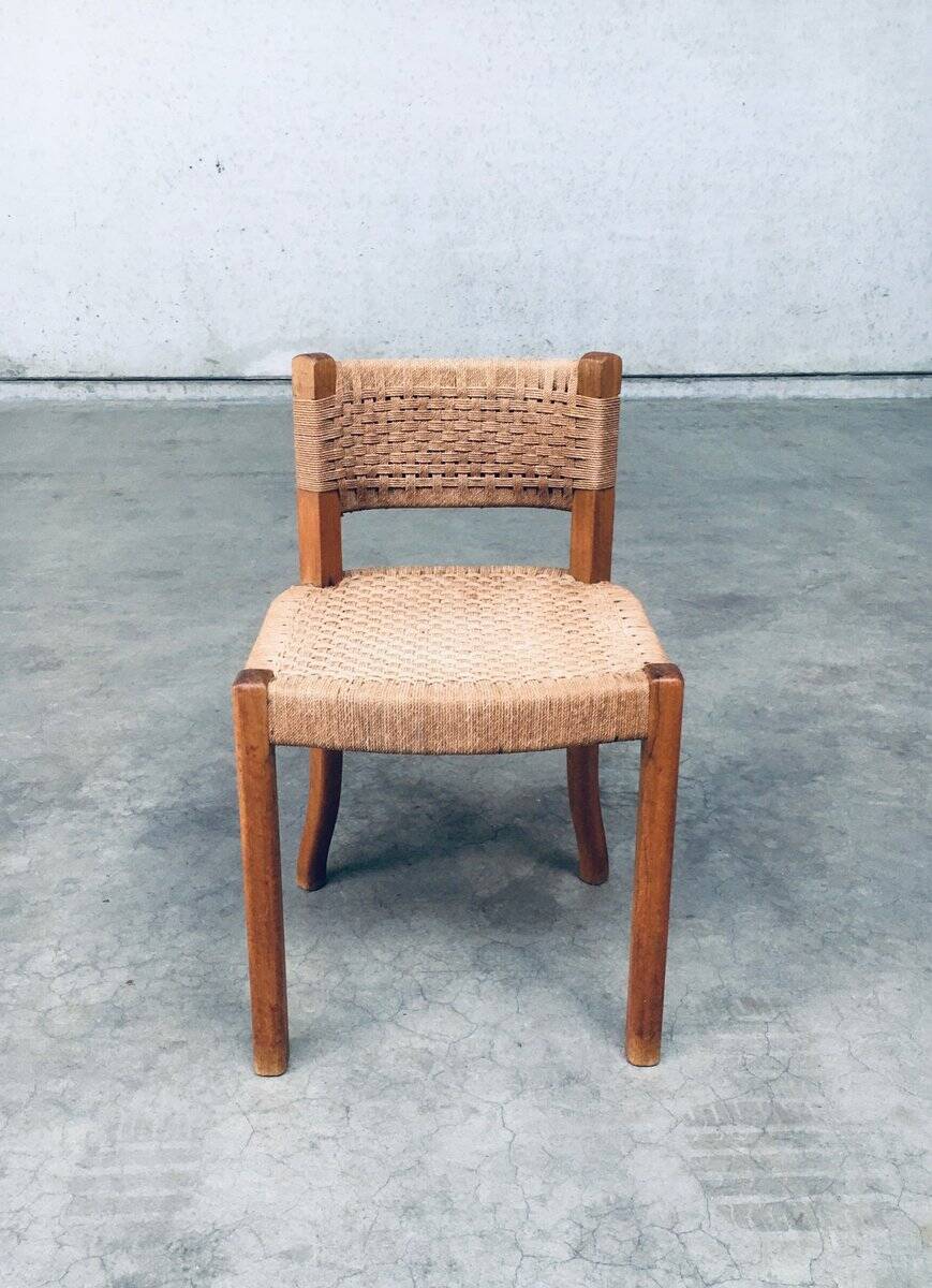 Mid-Century Rope Side Chair, Sweden, 1960s