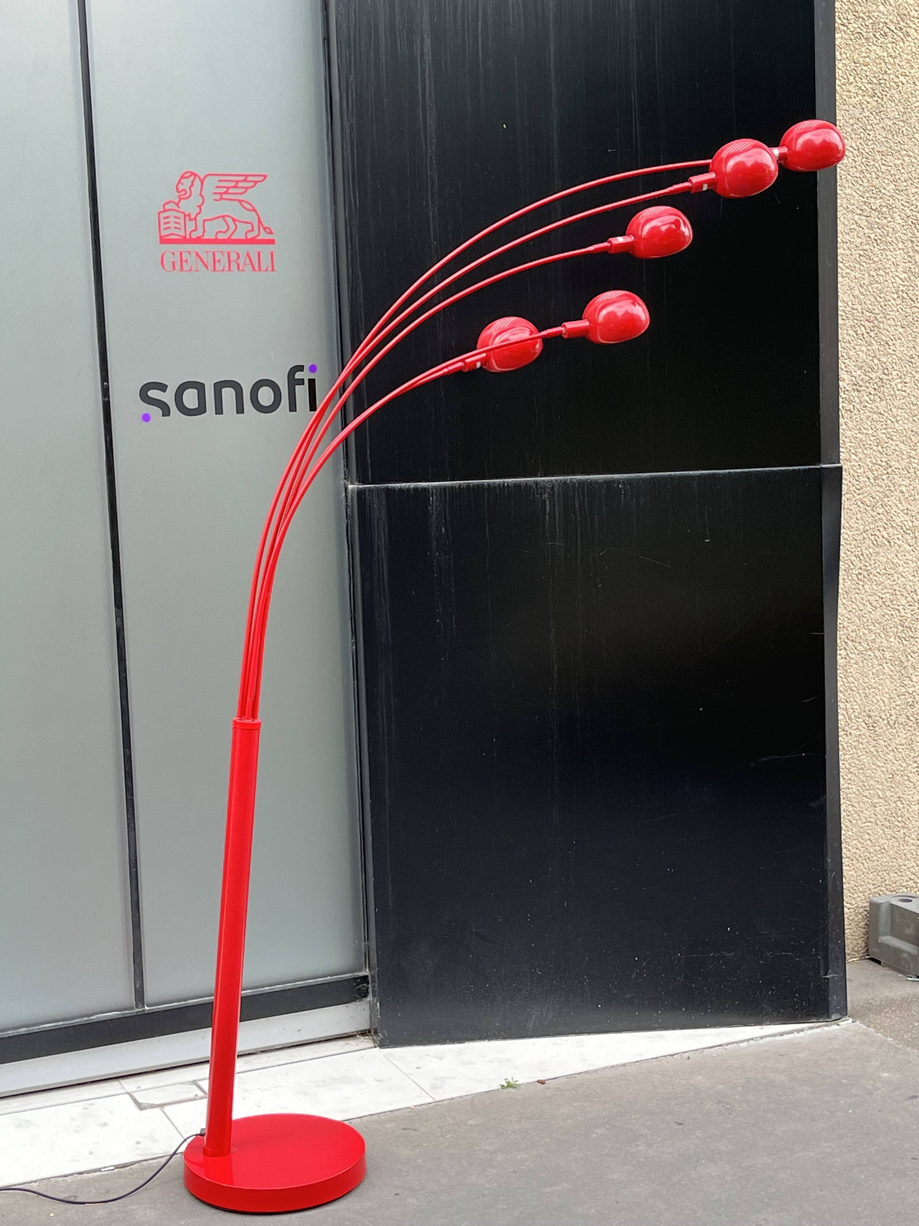 Large vintage 90s floor lamp