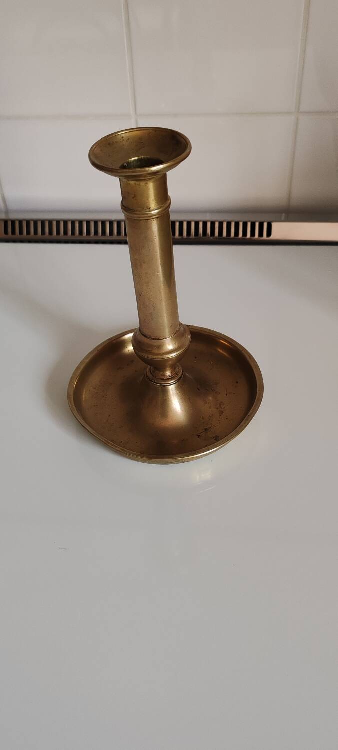 Bougeoir vintage en laiton
