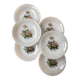 Set de 6 assiettes creuses Arcopal Rose de France