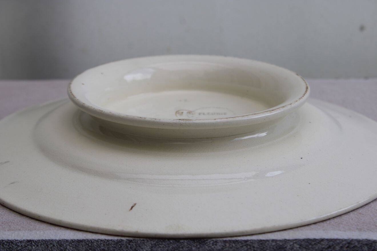 Coupe sur pied en faïence Terre de fer