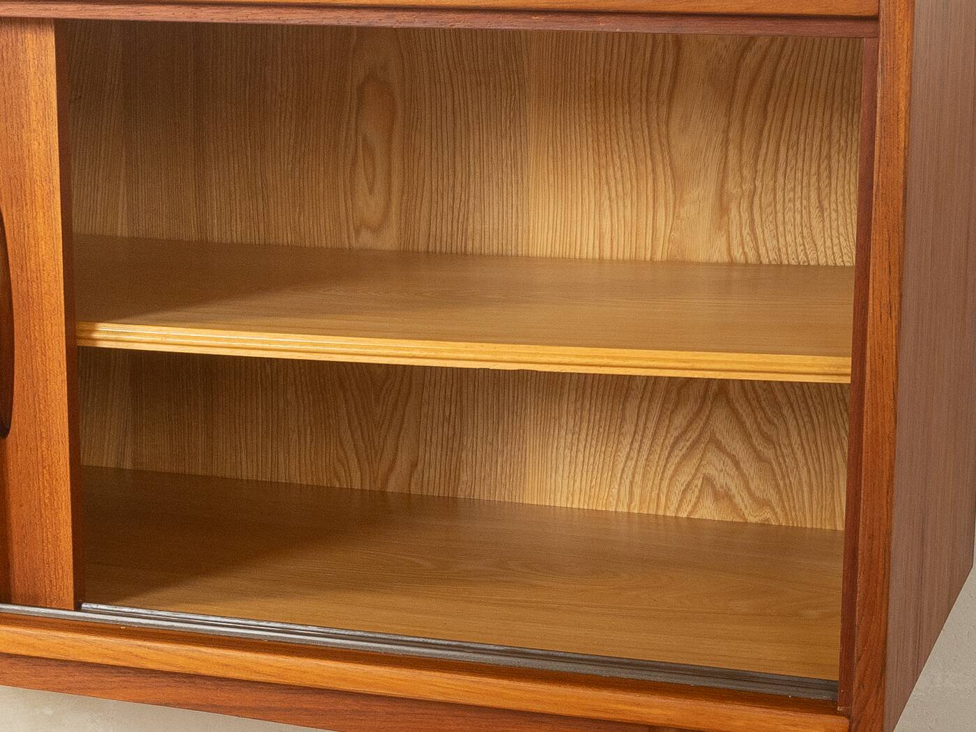 Elegant sideboard from the 1960s, minimalistic with practical storage space