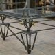 Wrought iron shelf 1950s