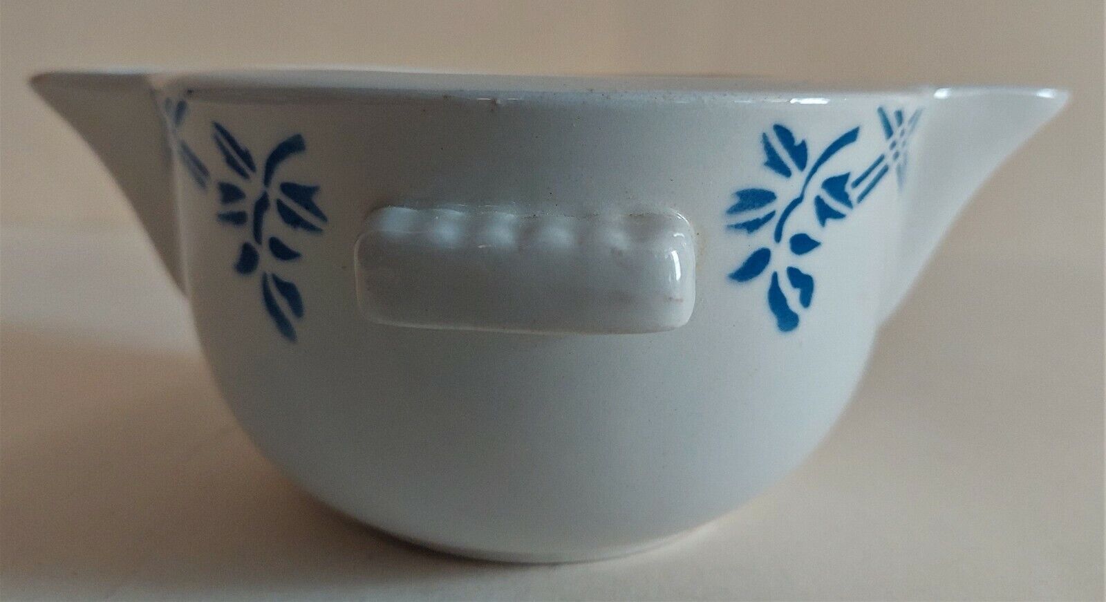Gravy boat Moulin des Loups Orchies model Bric bleu 50s