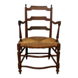 Provençal straw armchair from the 18th century