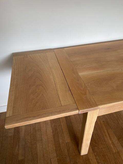 Table chêne brut vintage