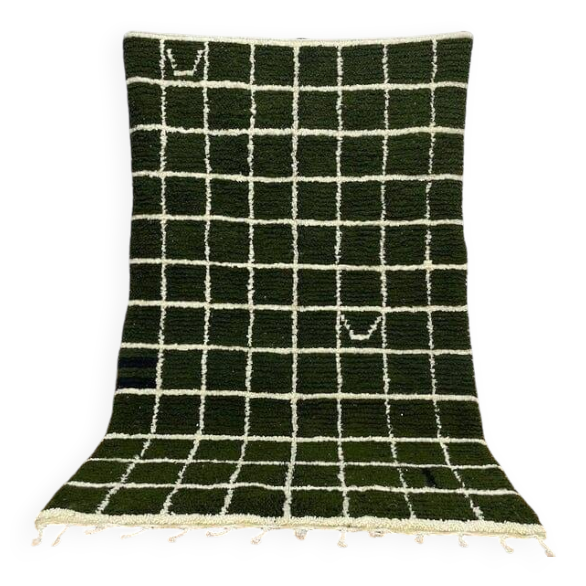 Handmade pure wool rug, size 140 x 260 cm.