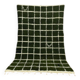Tapis en laine pure fait main traditionnelle taille 140 x 260 cm
