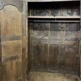 Louis XV carved wooden wardrobe from the 18th century