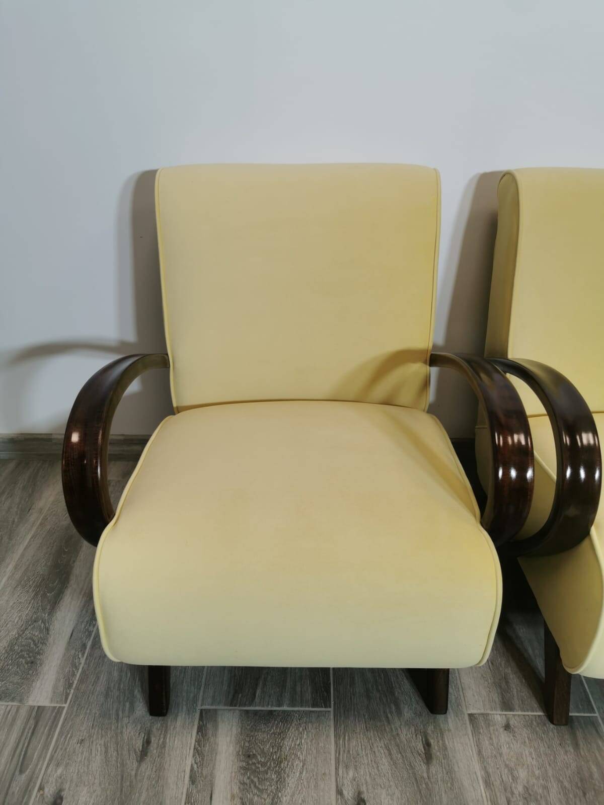 Fauteuils par Jindrich Halabala, 1940s, Set de 2