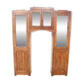 Rustic Arched Fir Bookcase
