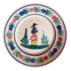 Assiette decorative en faience de quimper hb