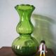 Green coloquinte vase