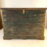 Old Indian wooden chest