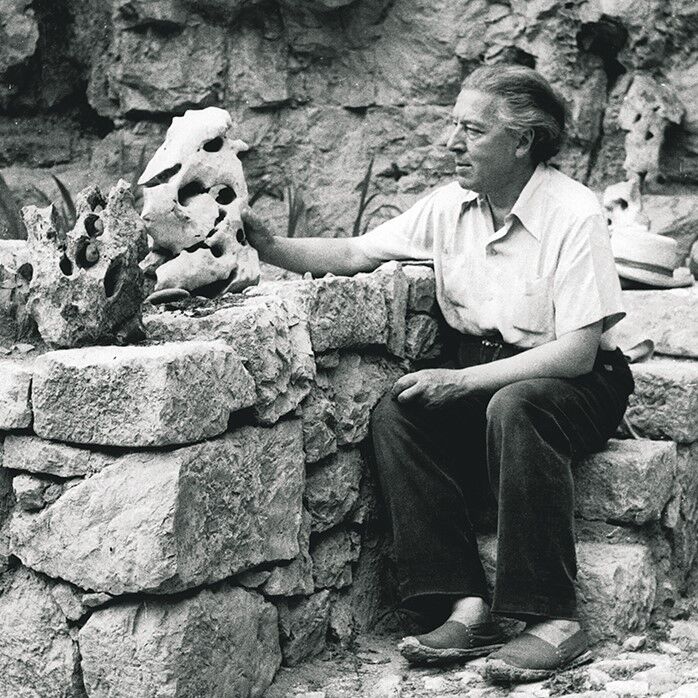 Photographie, "André Breton à St CirqLapopie", 1954 / Grand format