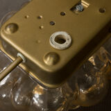 Pair of  bubble glass wall lamps by Helena Tynell for Limburg 1960