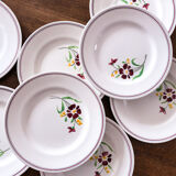 8 plates Salins model Janine