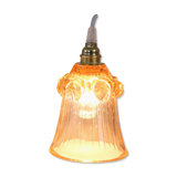 Pink glass walkman, vintage