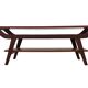 Vintage coffee table teak veneer 1960s design