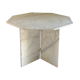Dining table, hexagonal marble console c.1970