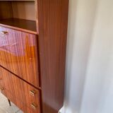Vintage secretary with light
