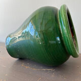 Glazed terracotta pot or vase