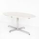 Table à manger  Roche Bobois. Métal et marbre blanc. France, années 60