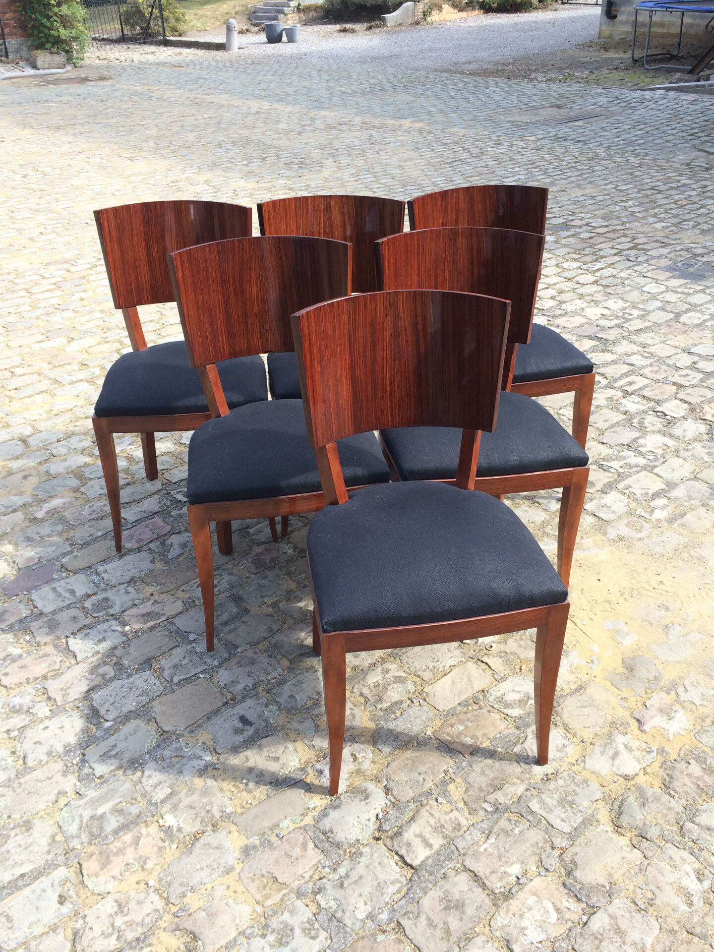 Série de six chaises Art Deco