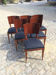 Set of six Art Deco chairs