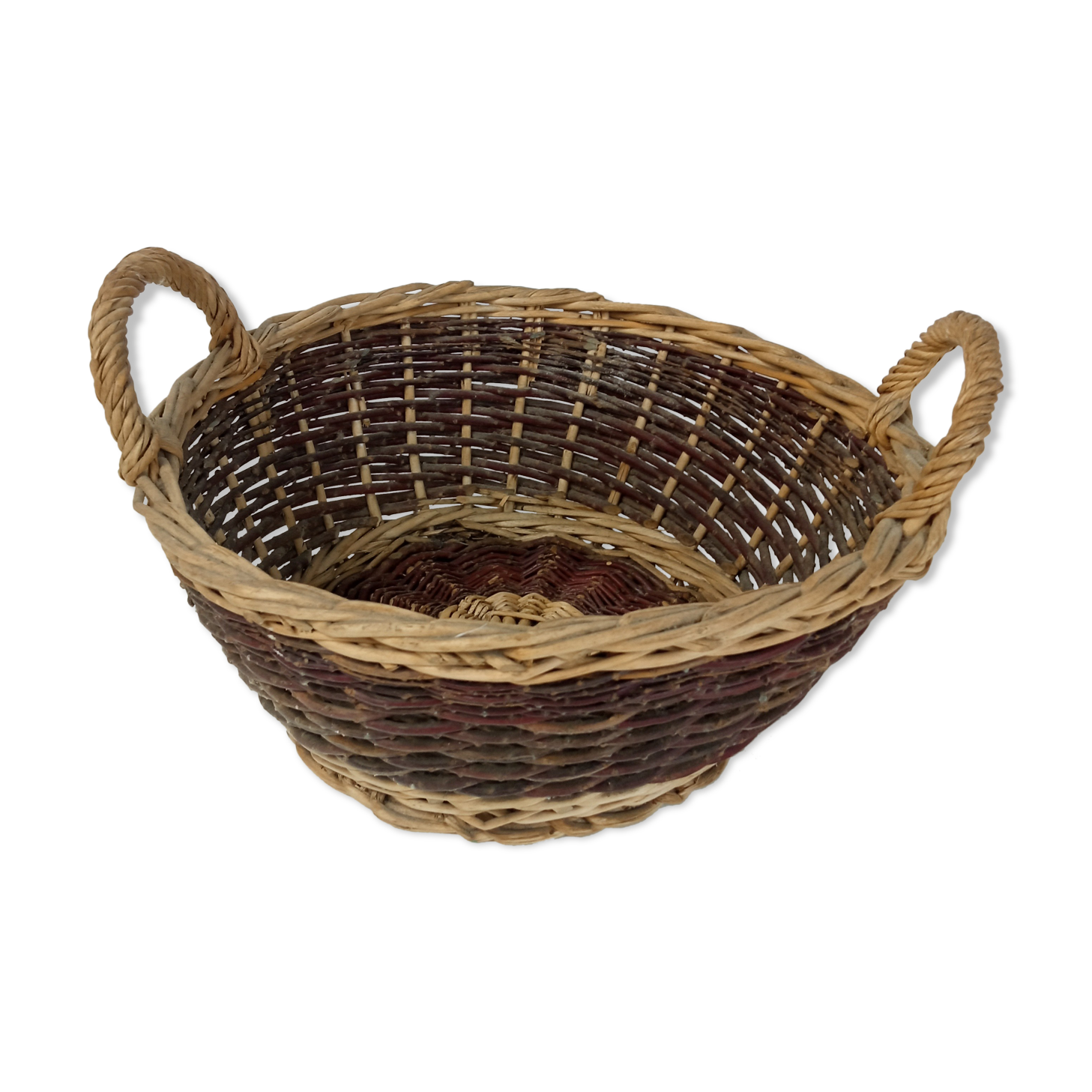 Vintage wicker basket