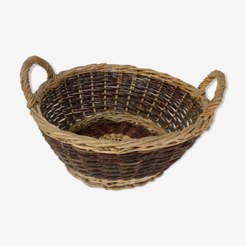 Vintage wicker basket