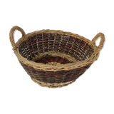 Corbeille osier vintage