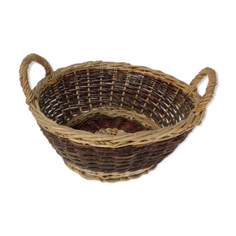 Vintage wicker basket
