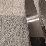 12 silver-plated dessert knives by Christofle Marly, 19.7cm