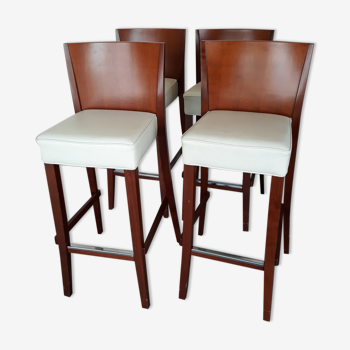 Lot de 4 chaises de bar Neoz par Philippe Starck