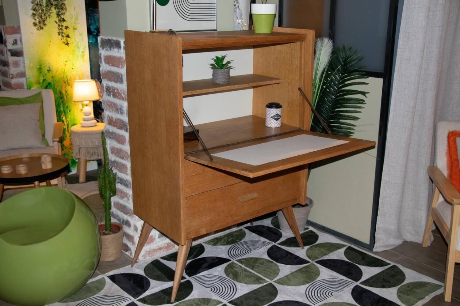 Secrétaire vintage scandinave