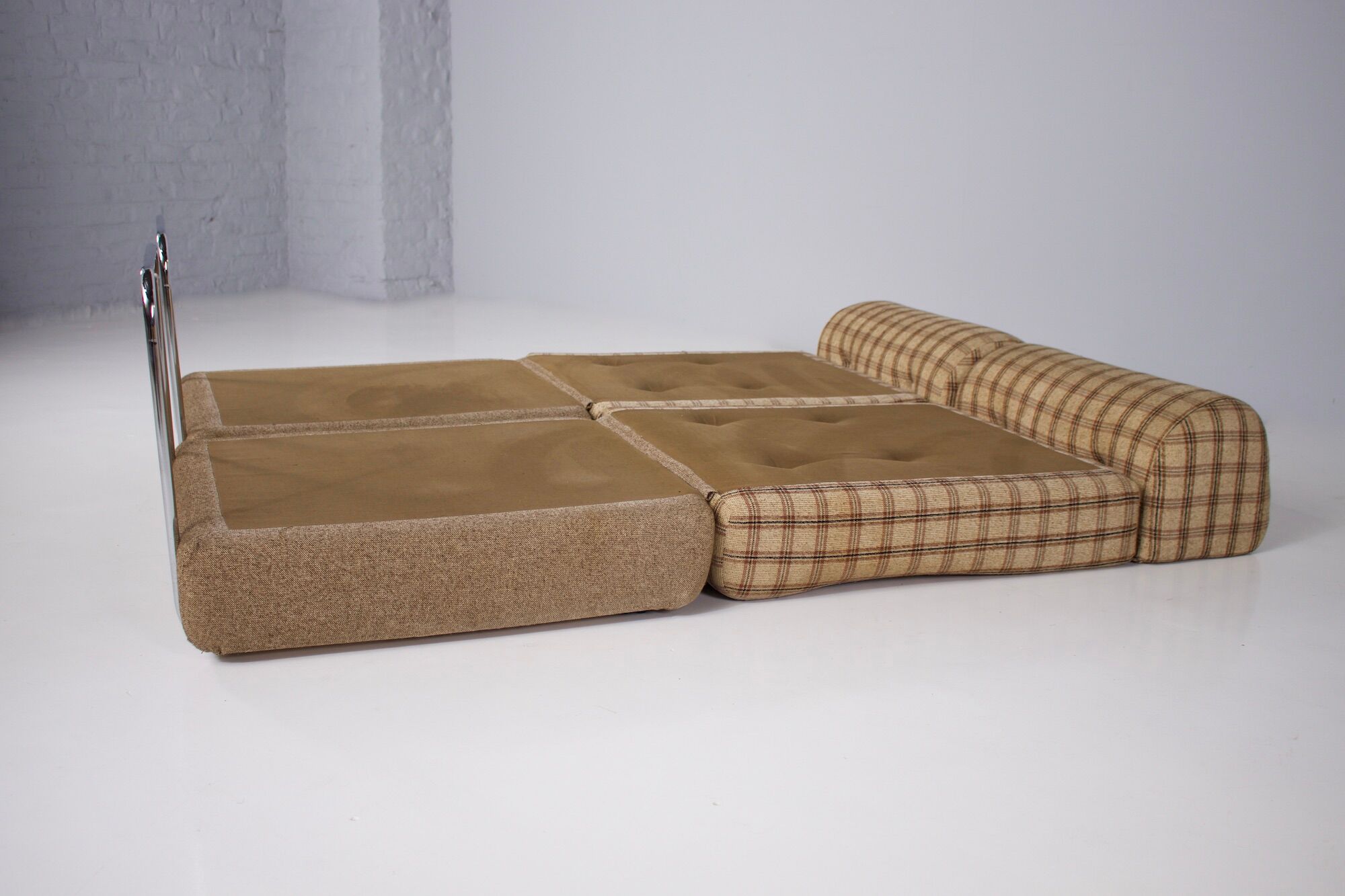 Pair of convertible armchairs 1970